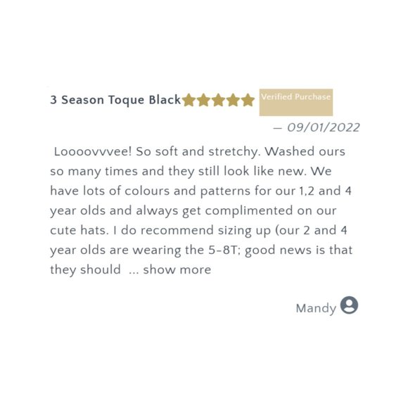 Peek-a-boo Homemade Black Slouchy Beanie with Removable Pompom - Picture 4 of 7